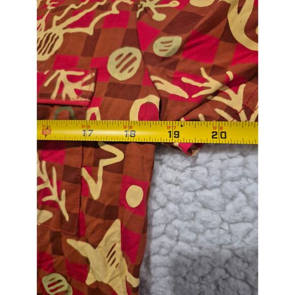 Leikar Women's Size Small Button Down 2-Piece Pajama Set Red NWOT - Picture 4 of 10